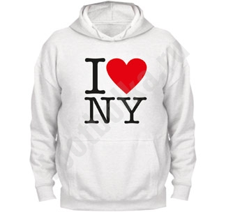 Магазин Модных футболок - Толстовка I love NY