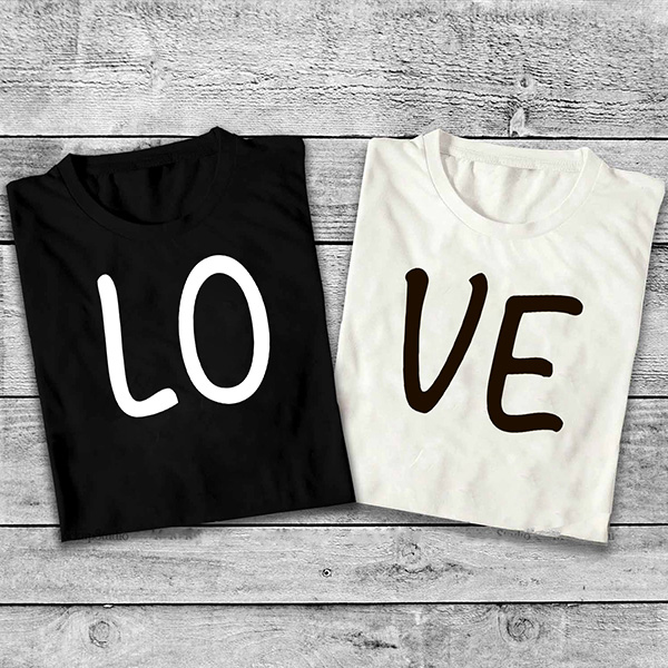 Парные футболки унисекс "LOVE" alex фото 2
