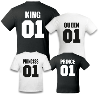Детская футболка из комплекта  на мальчика  "King, Queen, Prince, Princess" фото 1