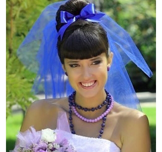 Набор на девичник "Подружка невесты" синий фото 1