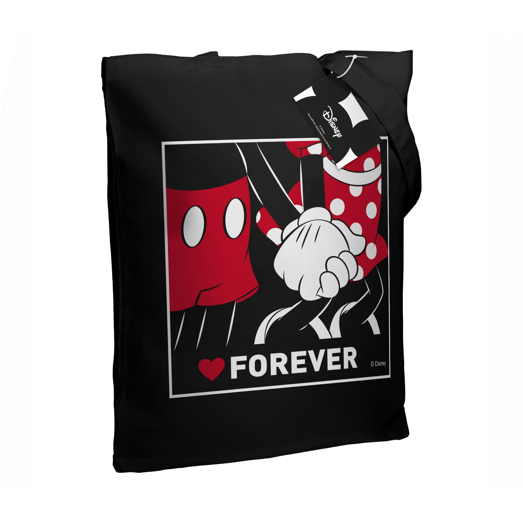 Холщовая сумка «Микки и Минни. Love Forever» арт 55507 фото 0
