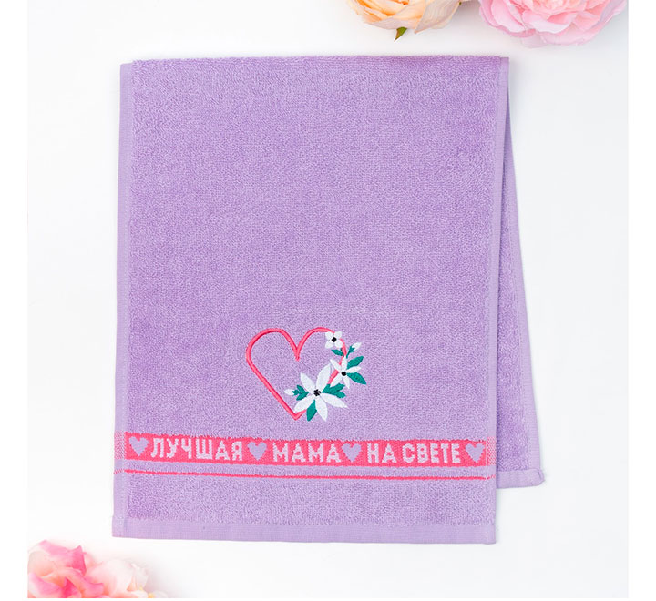 Полотенце махровое "Лучшая мама" фото 0