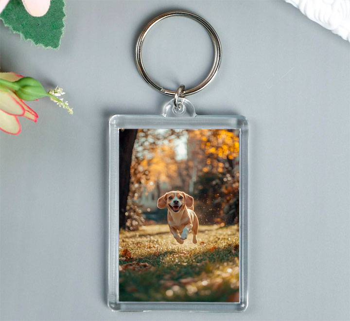 Брелок прямоугольный для вставки Вашего фото