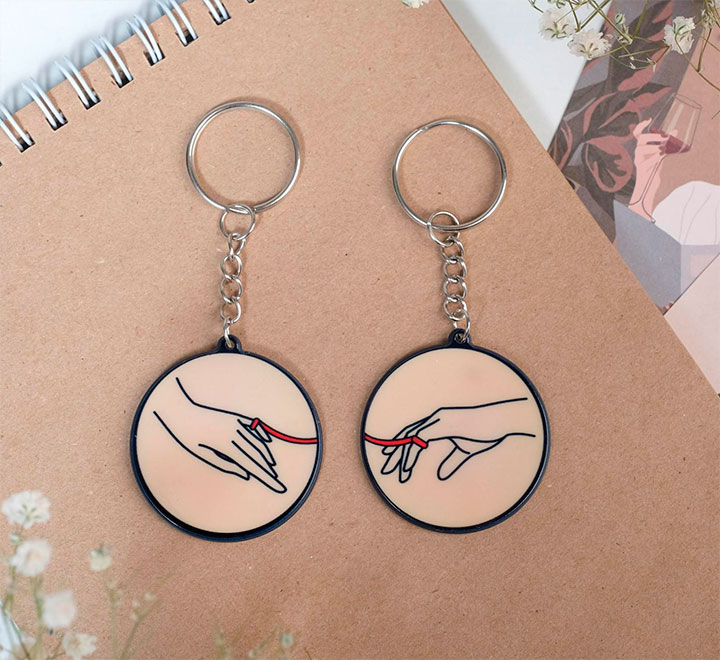 Парные брелоки "Love inside" фото 0