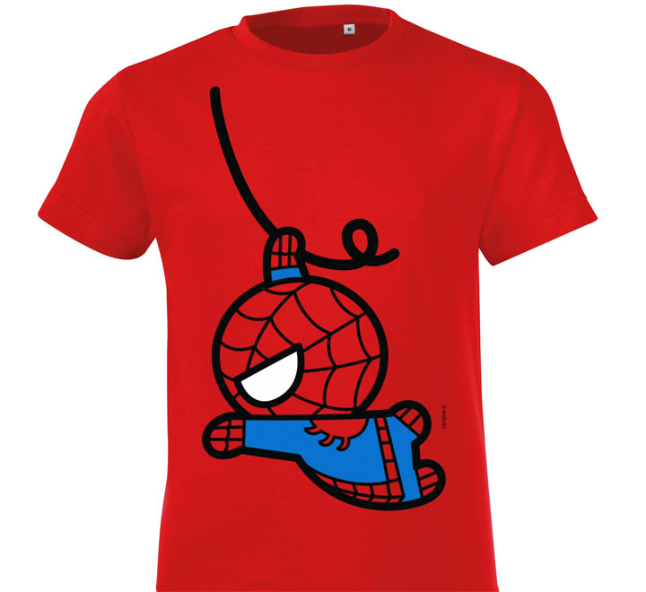 Футболка детская Kawaii Spider-Man, красная