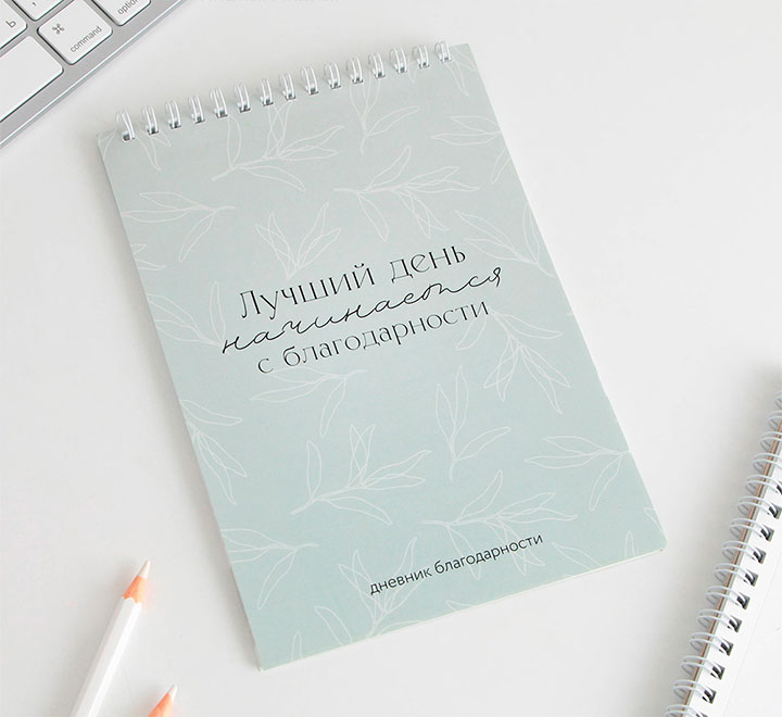 Дневник благодарности А5 "Лучший день"