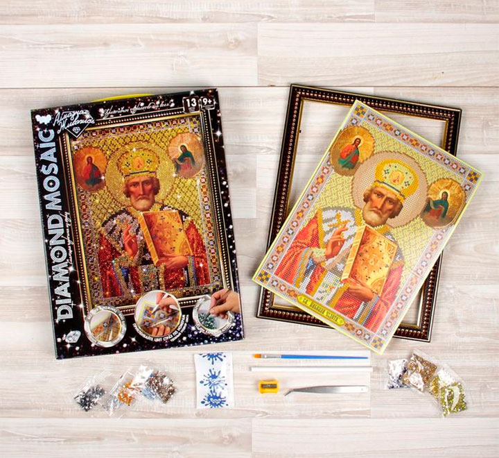 Алмазная мозаика Святой Николай