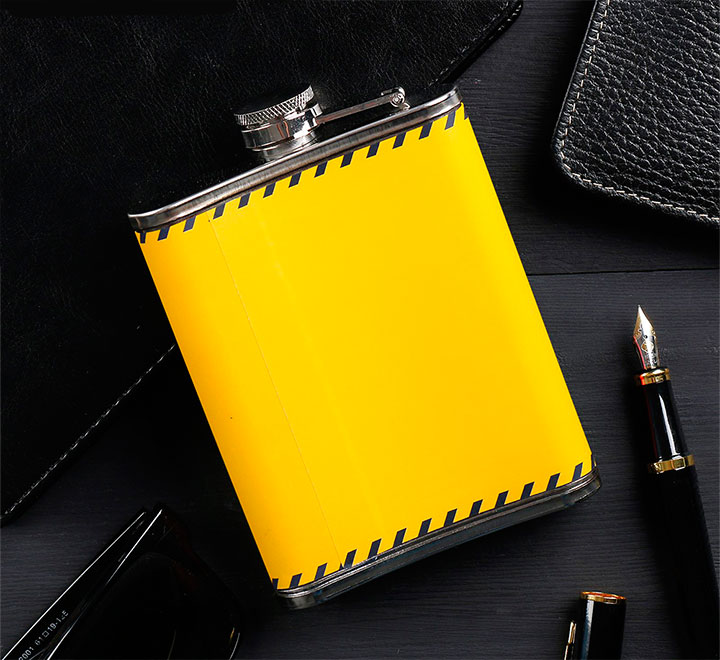 Фляжка "Лучший строитель" фото 0