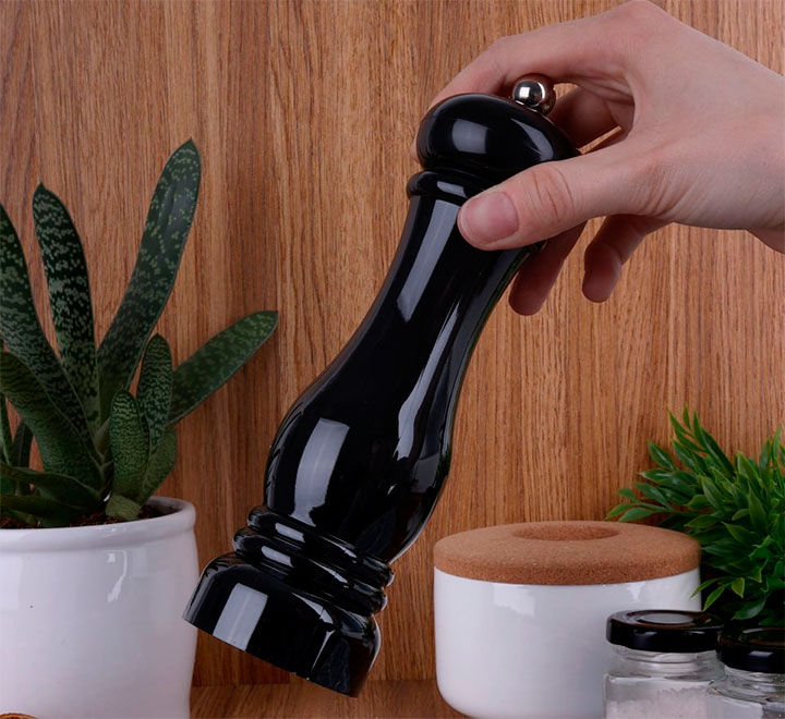 Механическая мельница для специй Gambit, черная фото 1