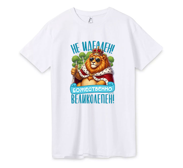 Футболка "Не идеален! Божественно великолепен!"