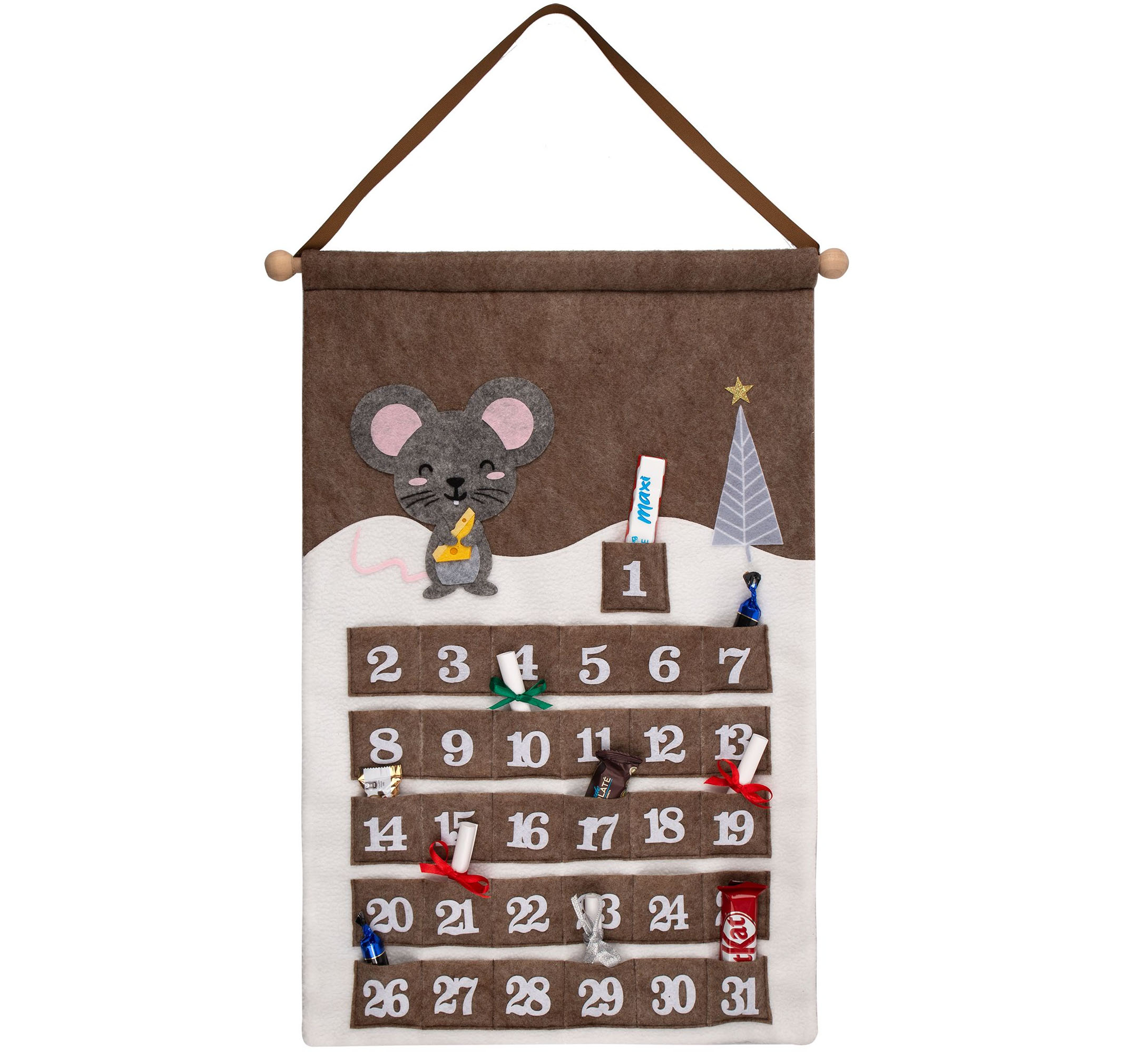 Адвент-календарь Noel, с мышкой фото 0