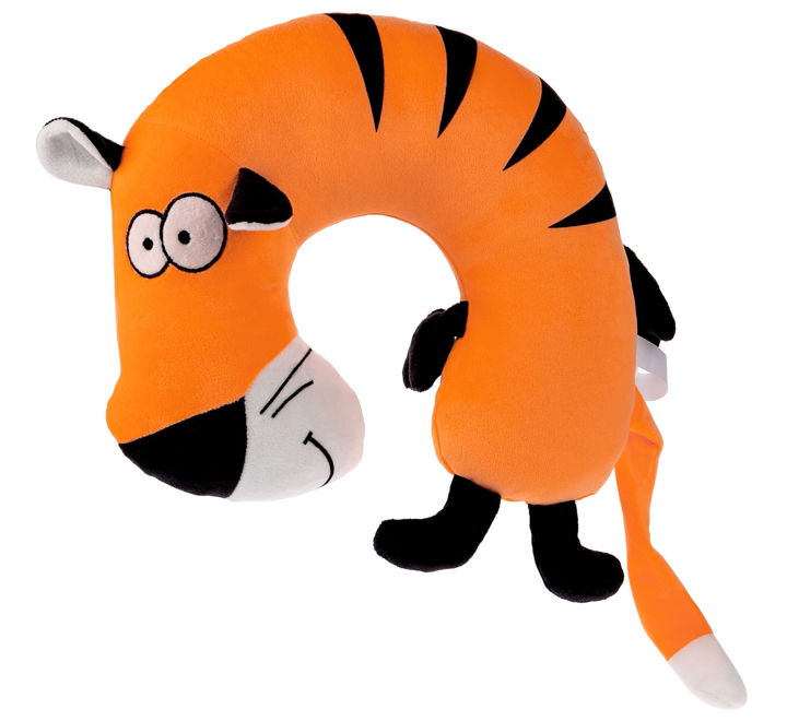 Подушка под шею Bardy, ярко-оранжевая