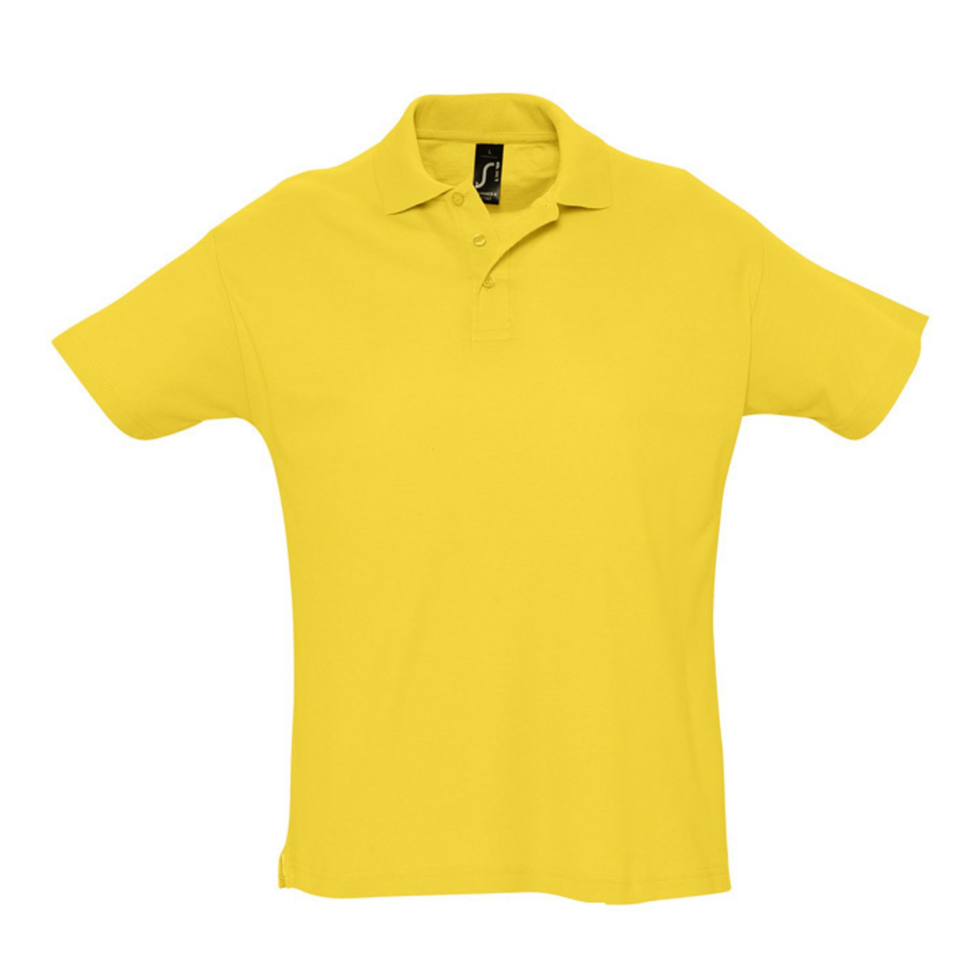 Рубашка-поло желтая "Summer", арт.1379 SALE фото 1