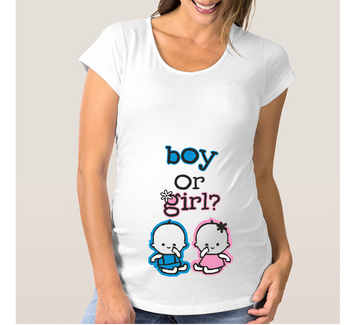 Футболка для беременных "Boy or Girl?" SALE