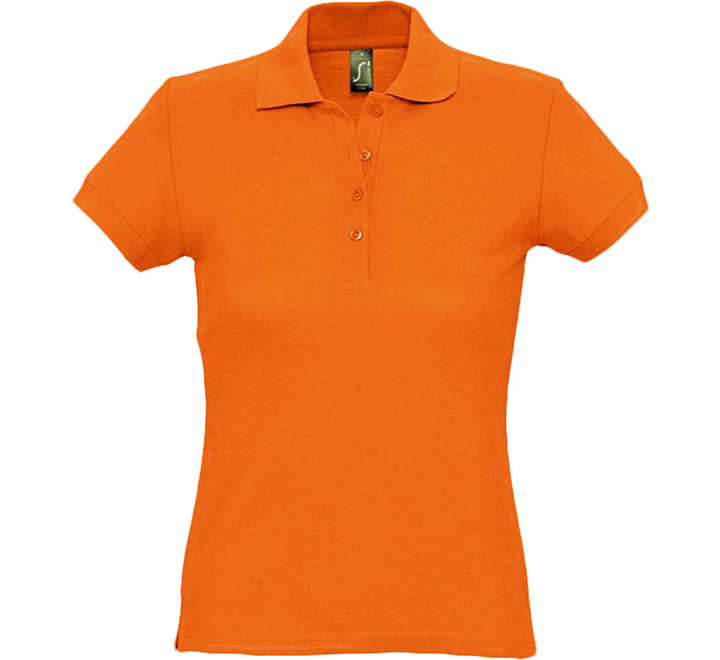 Рубашка поло женская оранжевая Sols SALE