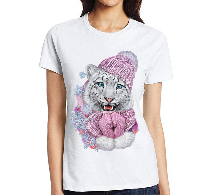 Женская футболка "Снежные тигры" SALE