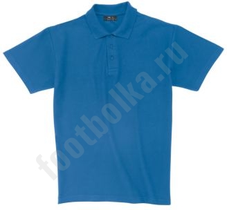Рубашка поло мужская синяя SALE