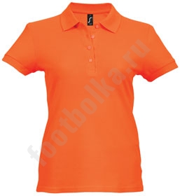 Рубашка поло женская оранжеваяPASSION. арт.4798 SALE