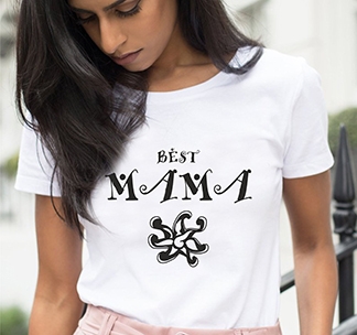 футболка лучшая мама