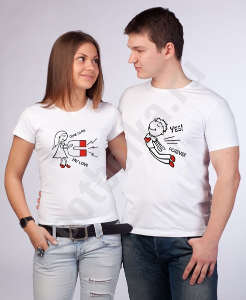 футболки для влюбленных