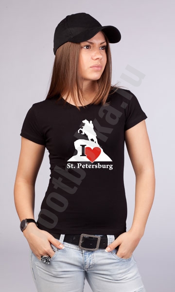 Футболка "I love St.Petersburg" фото 1