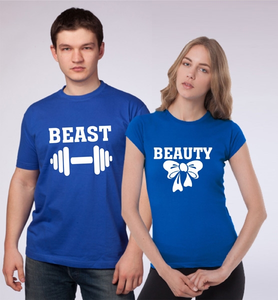 Парные футболки "Beast and Beauty" фото 0