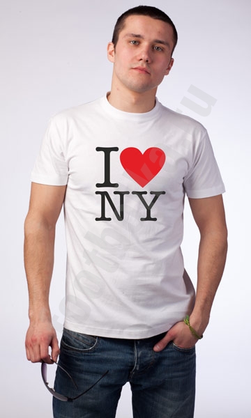 Футболка мужская "I love New York"  фото 0