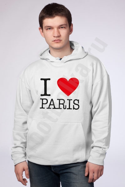 Толстовка "I love Paris" фото 1