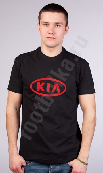 Футболка "Kia" черная фото 0