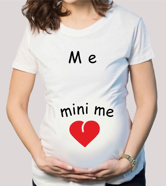 Футболка для беременных "Me, mini Me" SALE фото 1