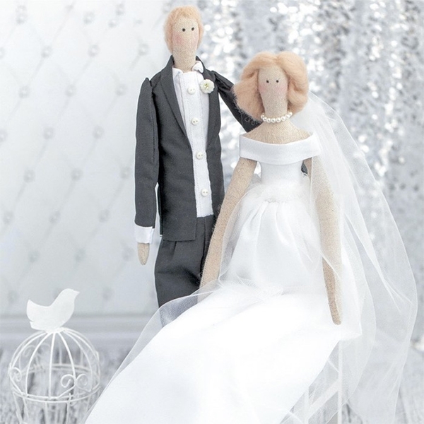Набор для творчества "Свадебные куклы Mr&Mrs" фото 0
