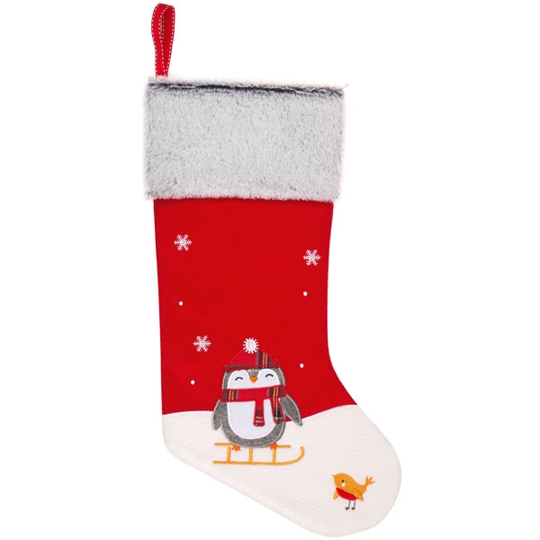 Носок для подарков Noel, с пингвинами арт. 12810.01 фото 0