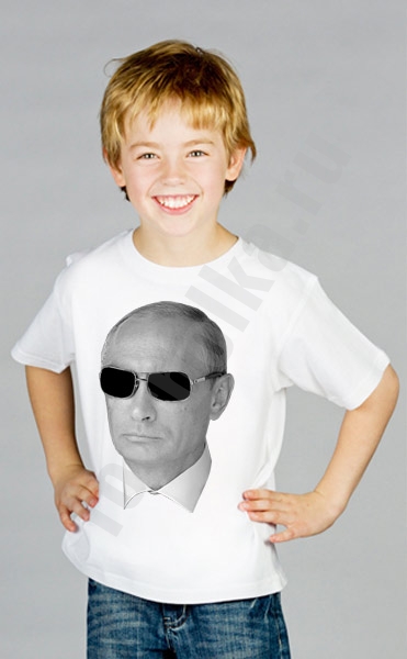 Футболка детская "Путин в очках" фото 0