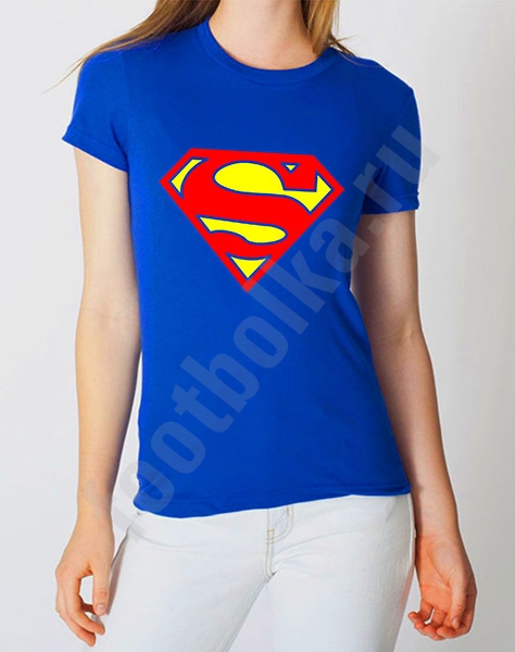 Футболка "Супермен ( Superman )" женская фото 1