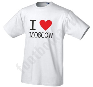 Футболка "I love Moscow"