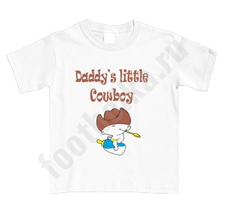 Футболка "Daddy's little cowboy"