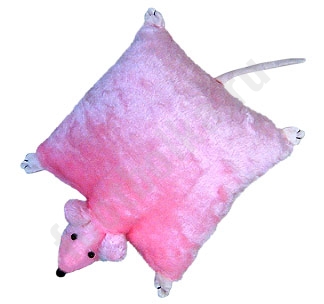 Подушка "Розовая мышка" авторская работа