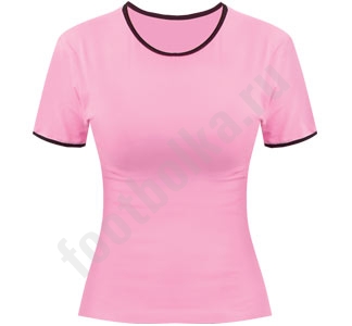 Футболка женская с кантом (стрейч)