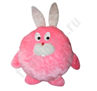 Подушка - игрушка "Розовый заяц"