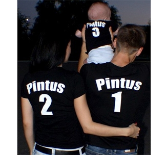 Семейные футболки для семьи на троих /с фамилией и номером/